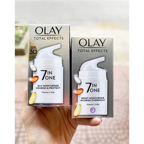 cách phân biệt olay thật giả|REVIEW kem Olay Total Effects 7 in 1 ban đêm, ban .